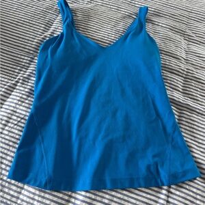 Lululemon align tank size 4, bright blue